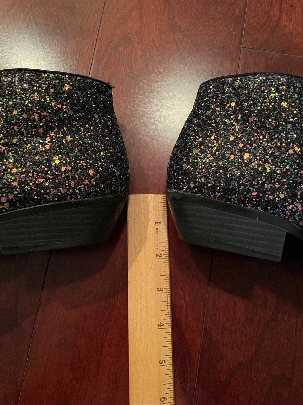 Sam Edelman sparkle booties, size 4 Youth/size 6.5 Women’s, great condition